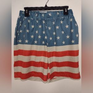 NWT Tipsy Elves Men's USA, United We Stand Shorts Size Large